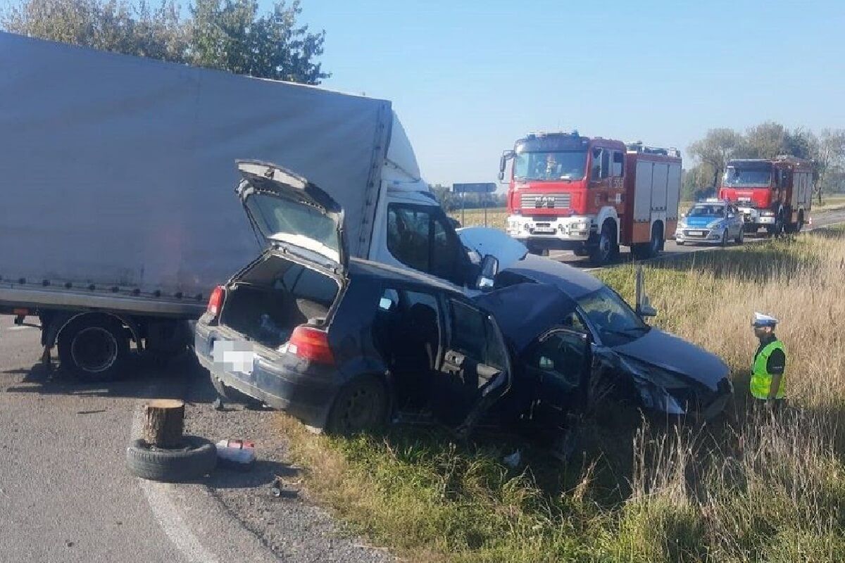 Zderzenie Golfa z IVECO