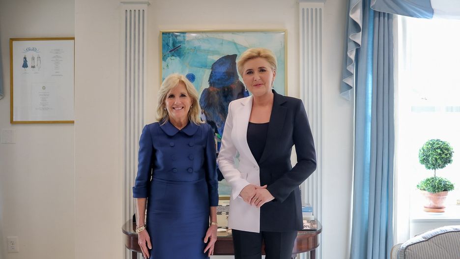 Agata Duda spotkała się z Jill Biden