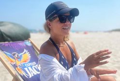 Marta Manowska skąpana w morskich falach. Wybrała popularną polską miejscowość