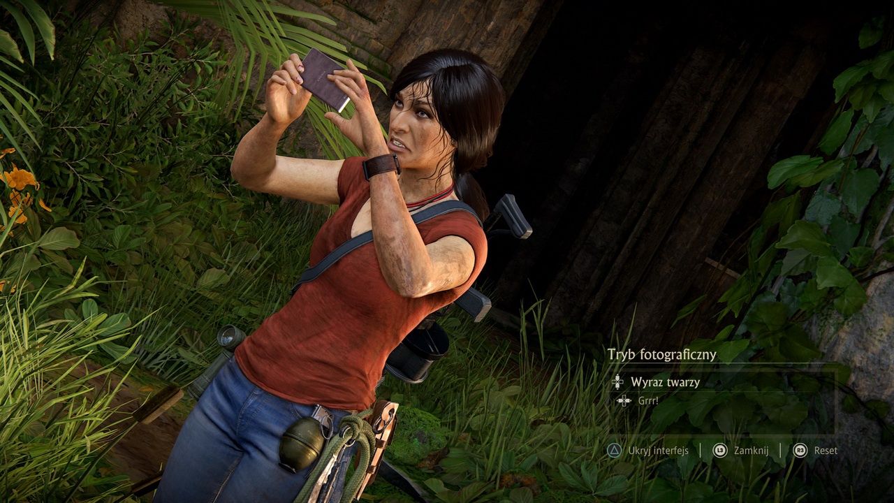 Uncharted: Zaginione Dziedzictwo - grymasy w trybie foto