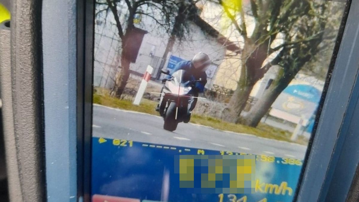 Policja pokazała zdjęcie z pomiaru