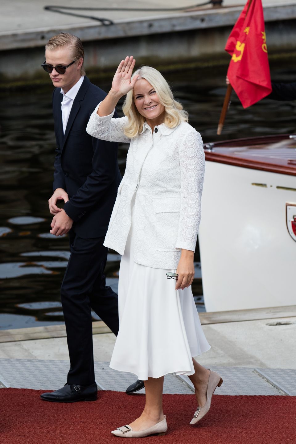 Marius Borg Høiby z księżną Mette-Marit