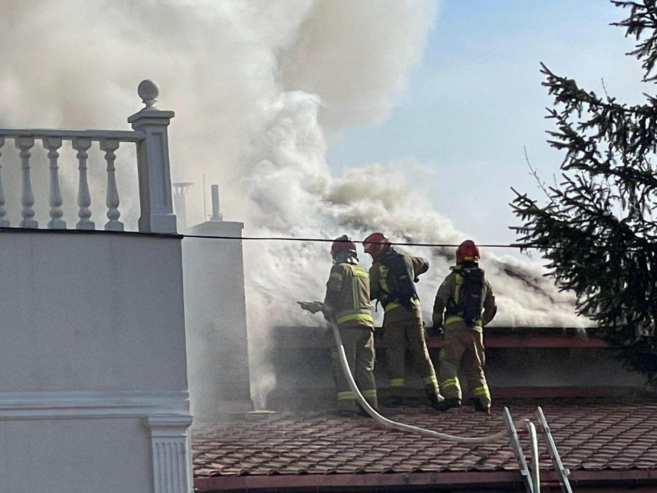 Pożar sali bankietowej