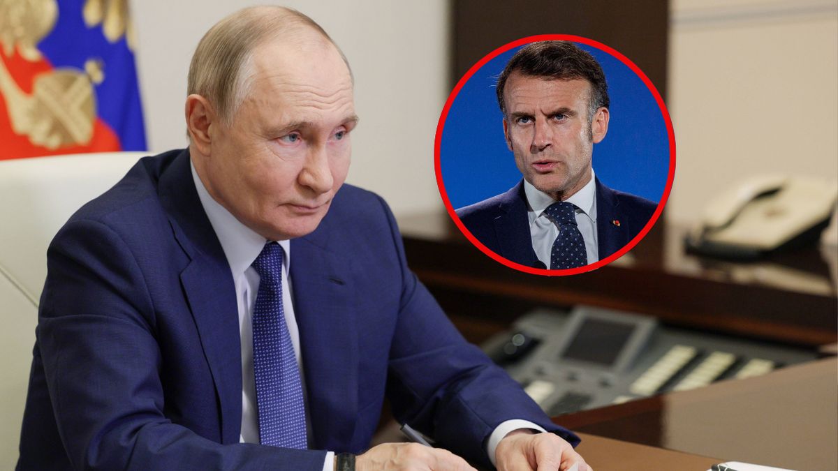 Władimir Putin rozmawiał z Emmanuelem Macronem