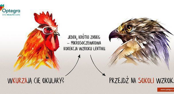 Optegra z kampanią „Przejdź na sokoli wzrok"