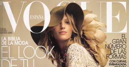 Anja Rubik ZNOWU W "VOGUE'U"