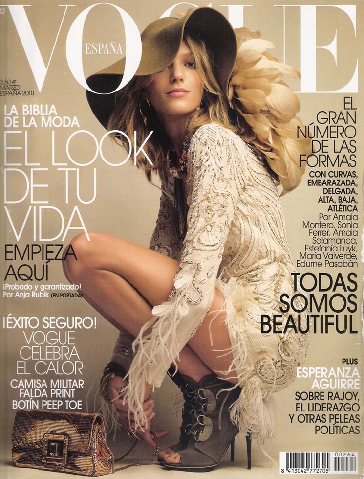 Anja Rubik ZNOWU W "VOGUE'U"