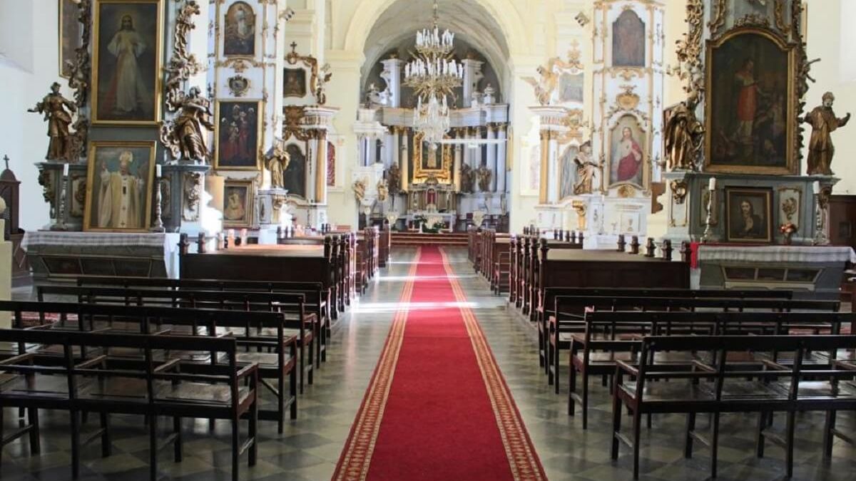 Wnętrze kościoła pw. Nawrócenia św. Pawła