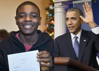 Nastolatek napisał list do Świętego Mikołaja. Odpowiedział mu... Barack Obama!