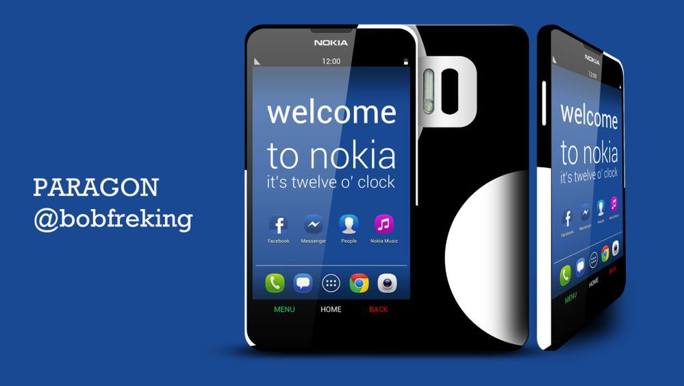 Nokia Paragon - koncept smartfona z Androidem