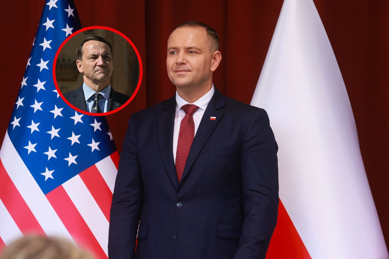 Nawrocki o podróży jednym samolotem z szefem MSZ: Nie ma zasady