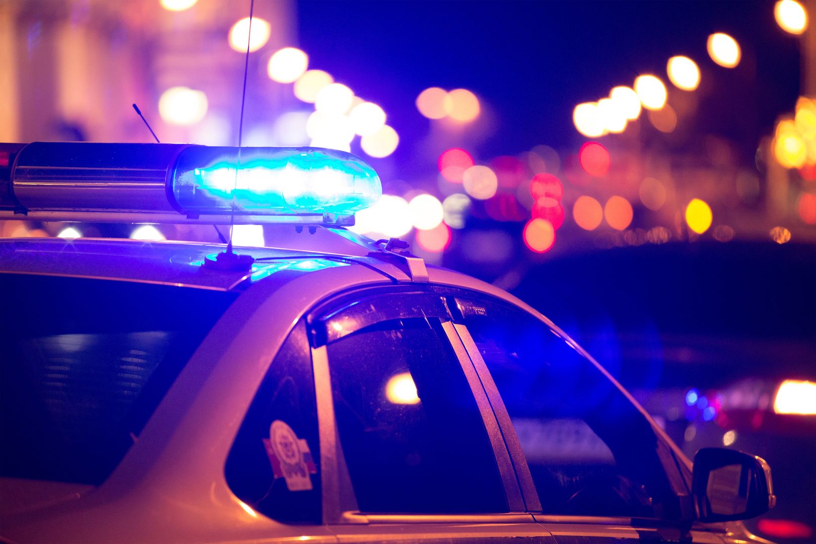 police, security, emergency, car, light, urgency, blue, flasher, terrorism, arrest, rescue, night