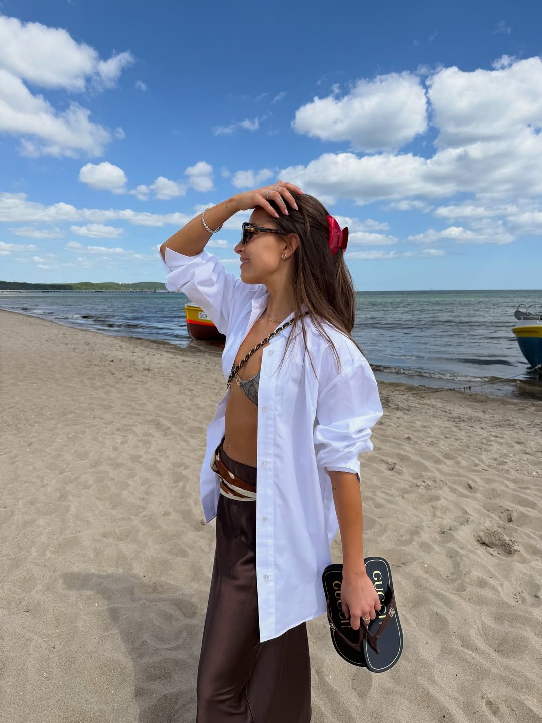 Julia Wieniawa na plaży