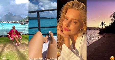 Karolina Pisarek spędza miesiąc miodowy na Bora-Bora: turkusowa woda i piękne widoki z hotelu za 100 tysięcy złotych za tydzień (ZDJĘCIA)