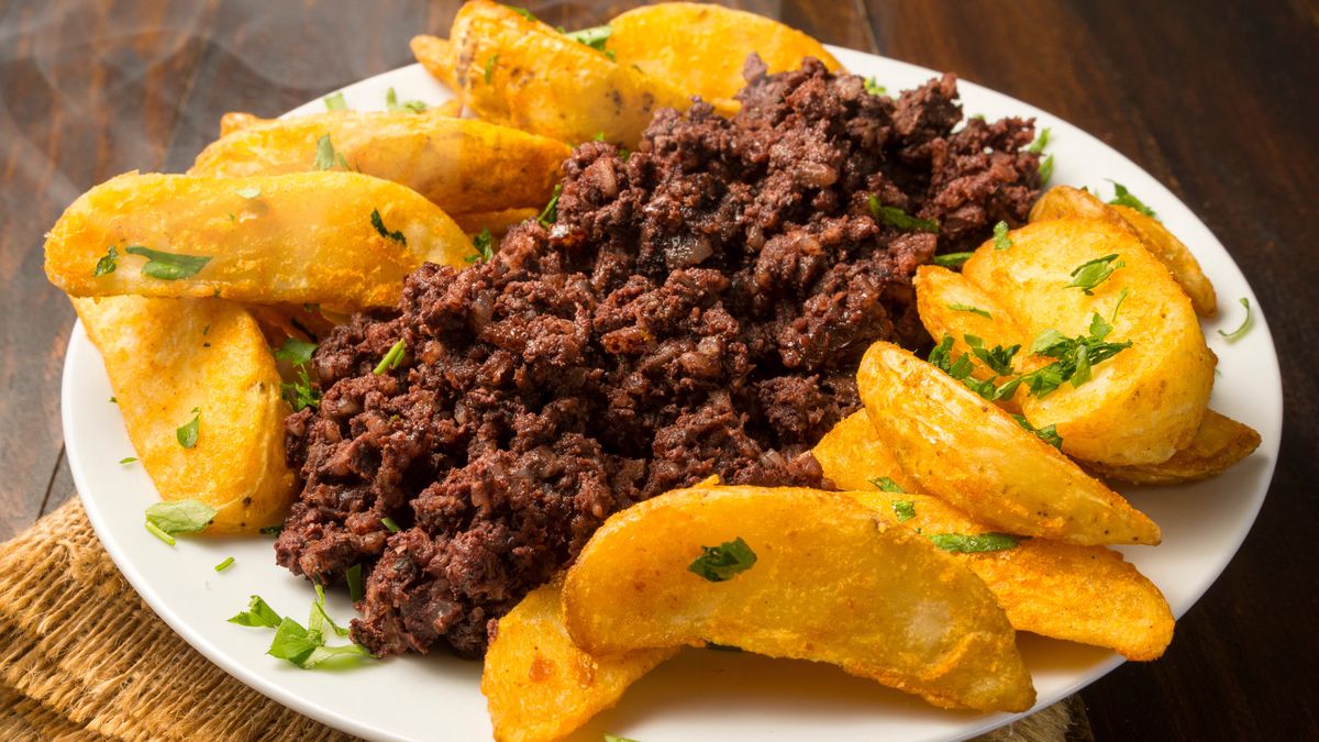 Kaszanka z cebulą na obiad