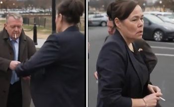 Od razu wyszli na papierosa. Kulisy po spotkaniu ws. Grenlandii