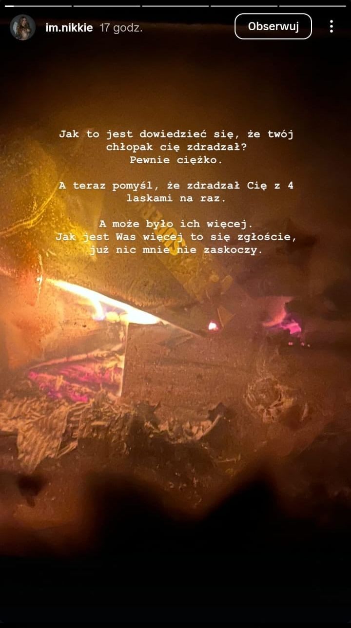 Nicol Ślusarz oskarża Kartky'ego