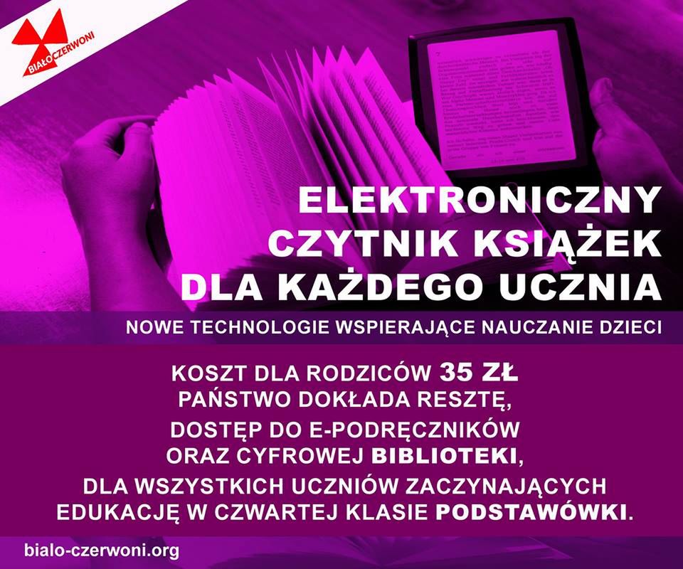 Czytnik dla każdego ucznia kiełbasą wyborczą? Nie wszystkie technologiczne pomysły polityków muszą być złe! 2