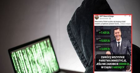 Nowe oszustwo w sieci. Wykorzystali wizerunek Roberta Lewandowskiego