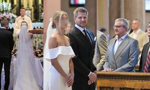 TYLKO NA PUDELKU: Tak wyglądał ŚLUB Filipa Chajzera i jego młodszej o dwie dekady ukochanej (ZDJĘCIA)