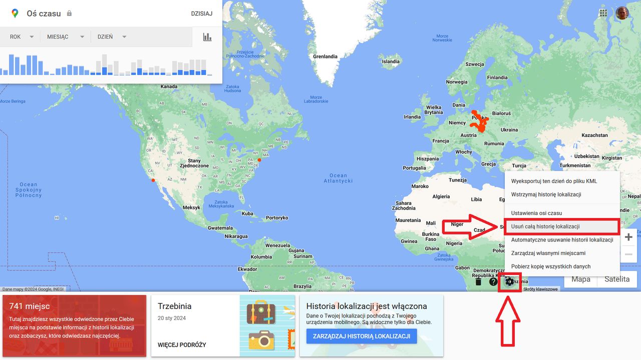 Mapy Google: co daje oś czasu i jak ją wyłączyć?