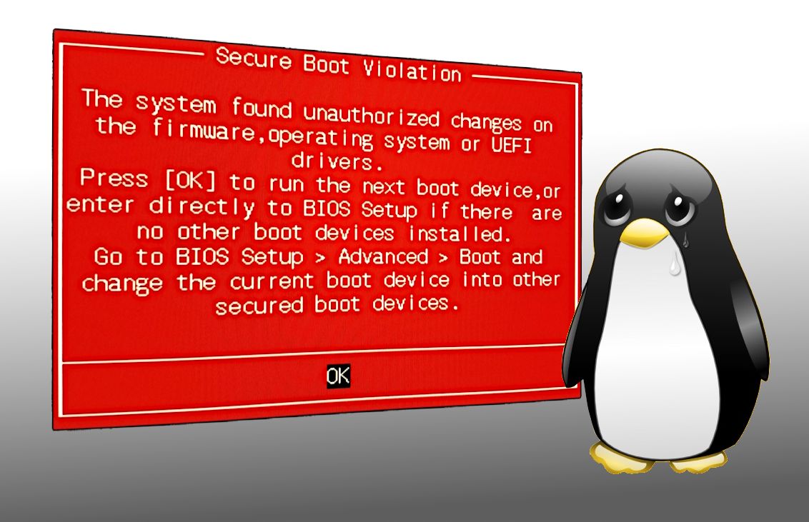 "Secure Boot Violation"