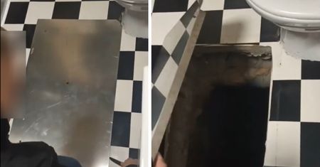 Odkryli kryjówkę w łazience. Policjanci zdębieli na ten widok