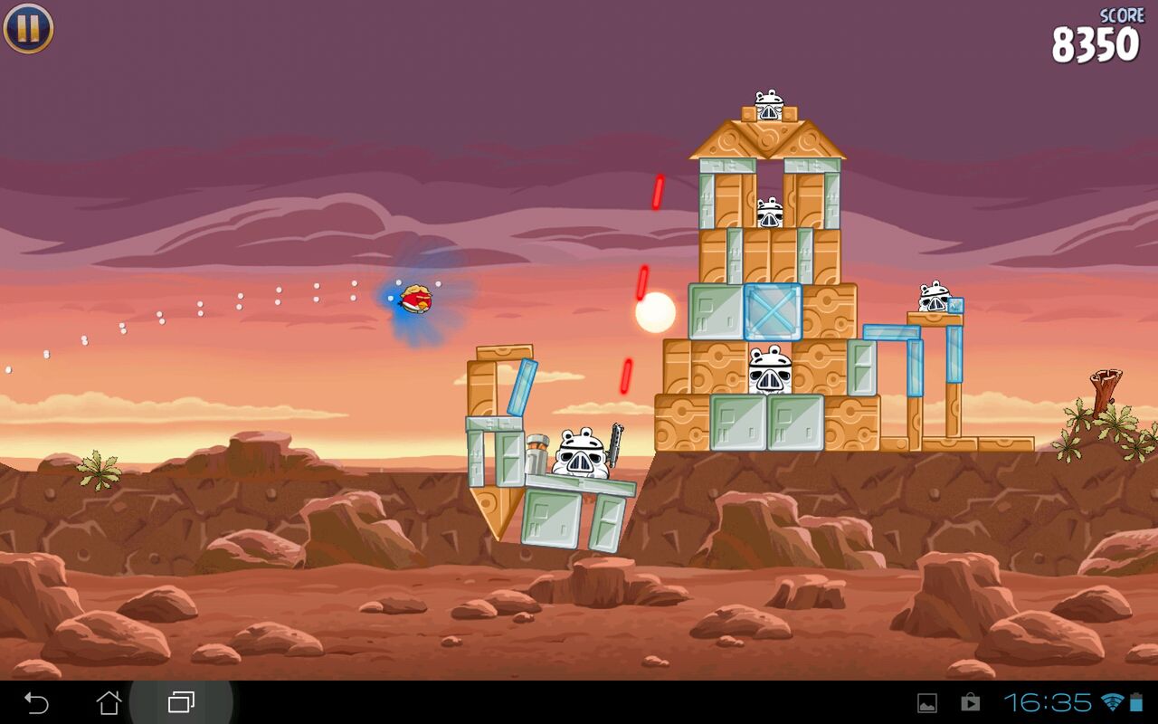 Rozgrywka w Angry Birds Star Wars