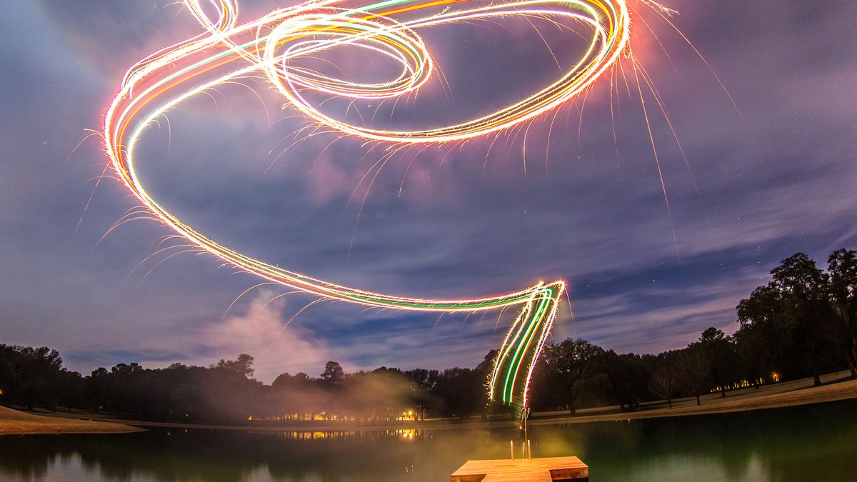 Drony, sztuczne ognie i długie czasy naświetlania 1