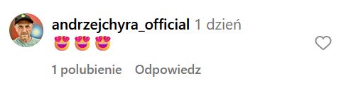 Andrzej Chyra reaguje na zdjęcie Magdaleny Cieleckiej