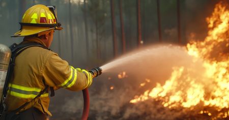Poddębice: Nocny pożar gaszono w powiecie poddębickim. Strażacy walczyli z ogniem na terenie gminy Zadzim. Płonęły baloty słomy