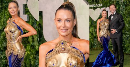 Bal TVN 2022. Czy to Xena, wojownicza księżniczka? Nie, to tylko Małgorzata Rozenek w złotej zbroi... (ZDJĘCIA)