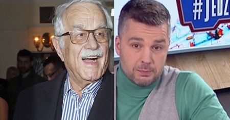 Żenujące słowa Pietrzaka w programie Rachonia w TVP Info. Drugi gość aż zasłonił twarz