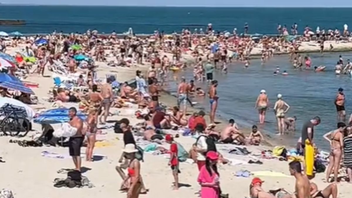 Tak wygląda plaża w Odessie.