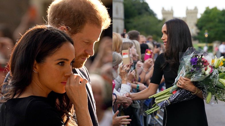 Internauci biorą pod lupę zachowanie Meghan Markle przed Zamkiem w Windsorze: "Przykład klasy i godności" VS "Ta kobieta NIE MA WSTYDU"