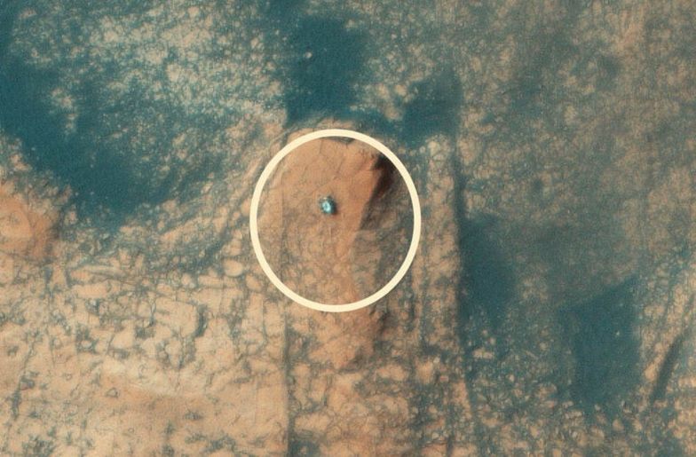 Marsjański krater Gale. NASA pokazała widowiskowe zdjęcie