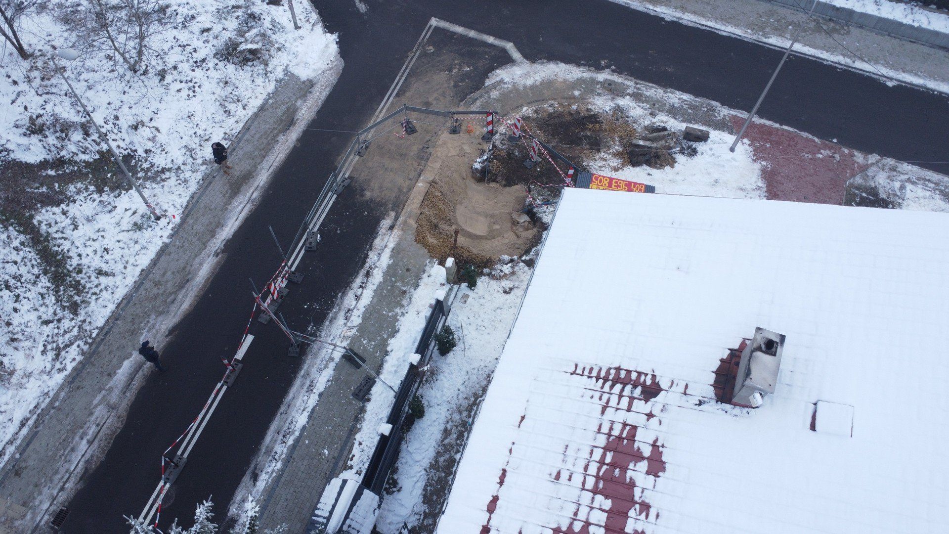 Zapadlisko przy domu w Olkuszu - 29.11