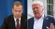 Trump grozi Rosji. Mocne słowa pod adresem Miedwiediewa