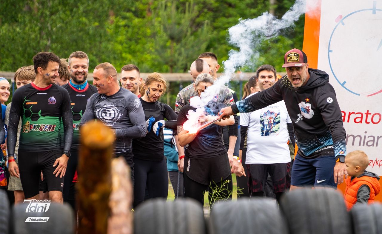 Ekstremalny bieg Miki Run na poligonie w Pile