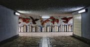 "Geneza" i "Wolne ptaki" to coś więcej niż kolorowe mozaiki. To symbol górniczej przeszłości Sosnowca