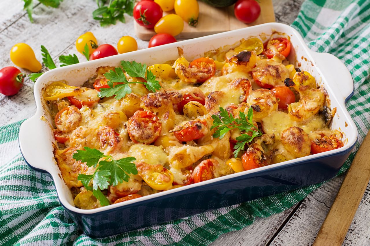 A casserole is a good meal for the whole family.