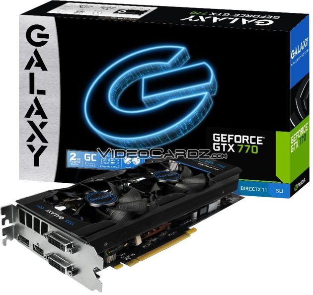 Galaxy GeForce GTX 770 GC karta graficzna zdjęcie opakowanie