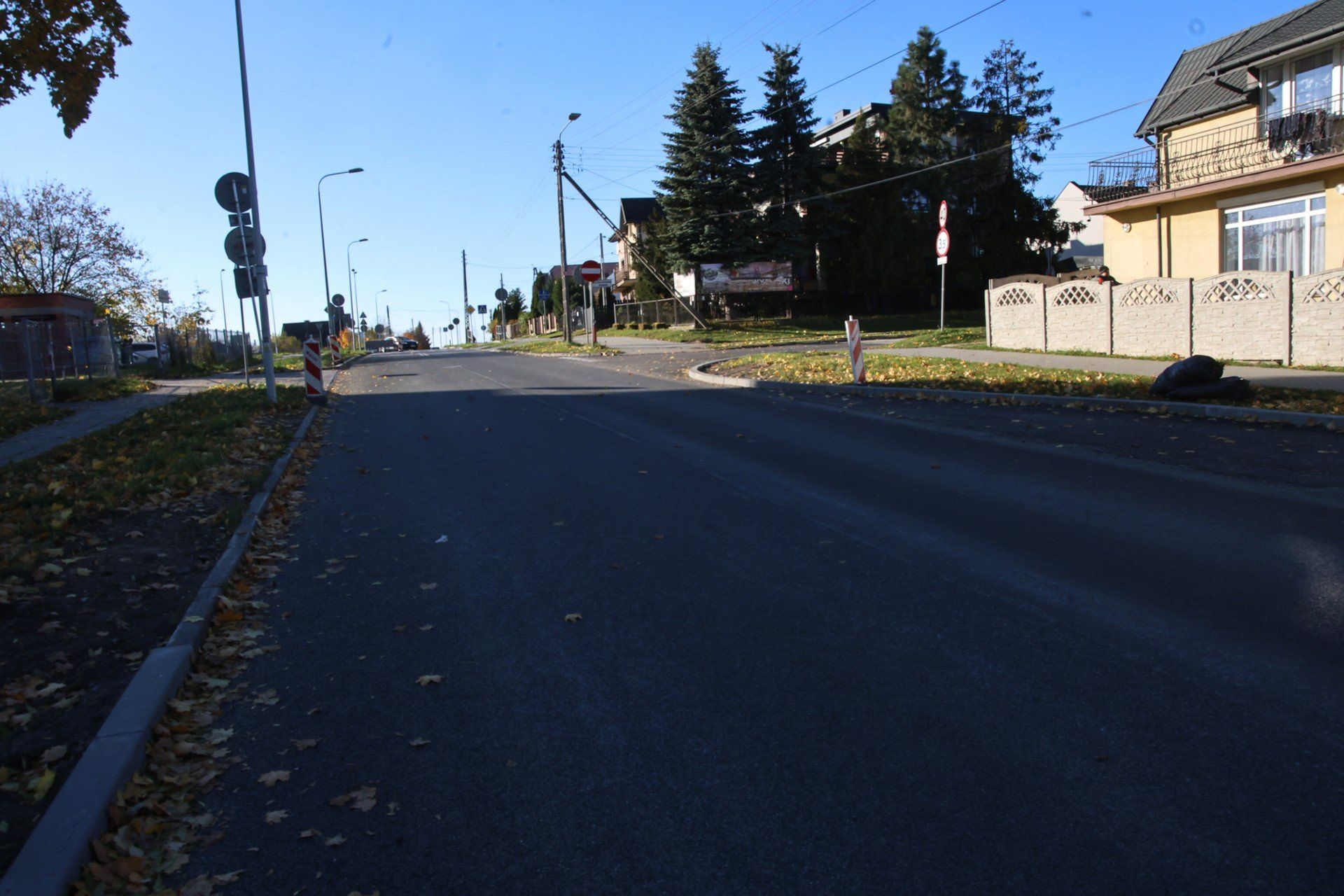 Na zdjęciu ulica Piekoszowska po remoncie