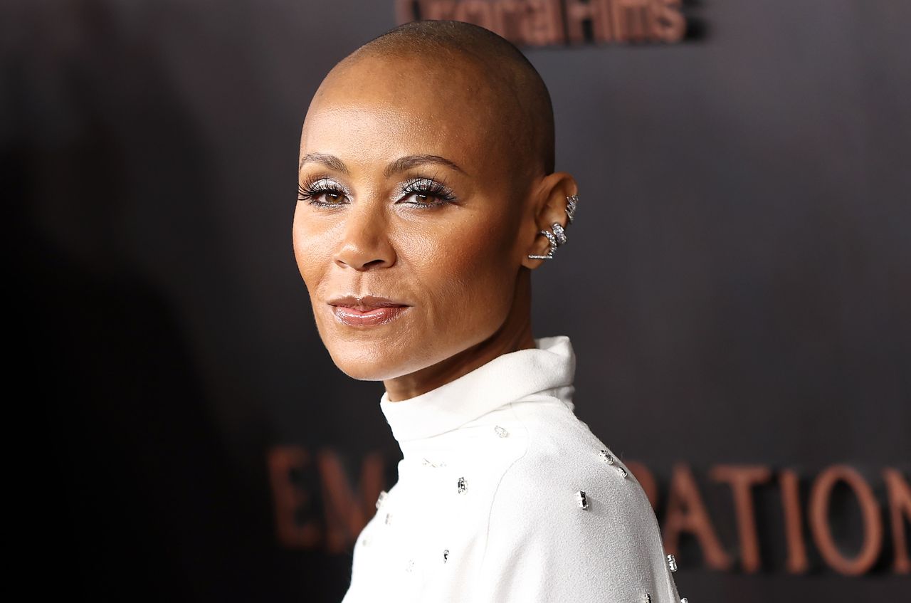 Jada Pinkett SMith na premierze filmowej męża 