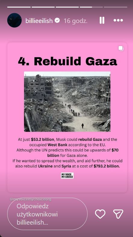 Billie Eilish krytykuje Elona Muska