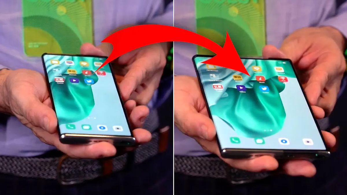 Prototyp OPPO X 2021 ze zwijanym ekranem