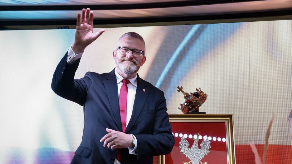 Grzegorz Braun zajął czwarte miejsce według exit poll 