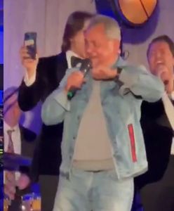 Nagle Szojgu wziął mikrofon i zaczął śpiewać