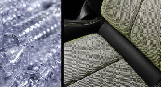 Obicia foteli w nowym Audi A3 z butelek PET