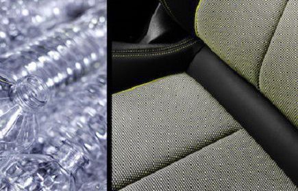 Obicia foteli w nowym Audi A3 z butelek PET
